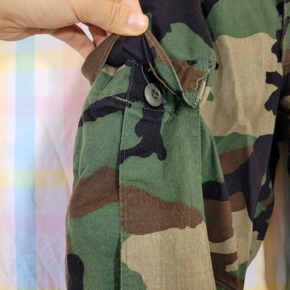 US Army Military camouflage trousers combat woodland canvas cargo pants - Picture 4 of 9